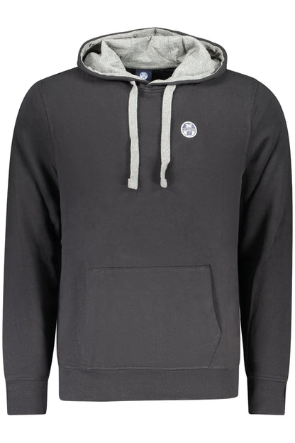 NORTH SAILS MEN'S BLACK ZIP-UP SWEATSHIRT