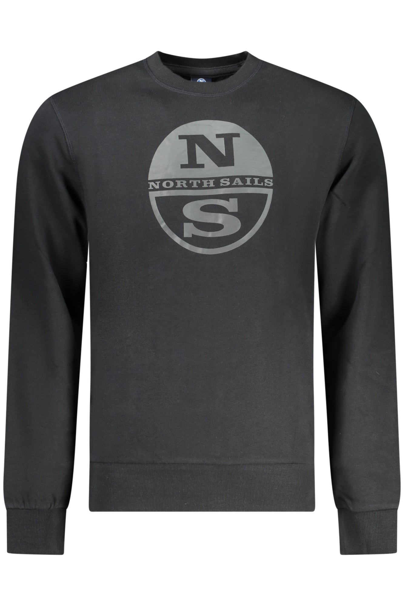 NORTH SAILS MEN'S BLACK ZIP-UP SWEATSHIRT