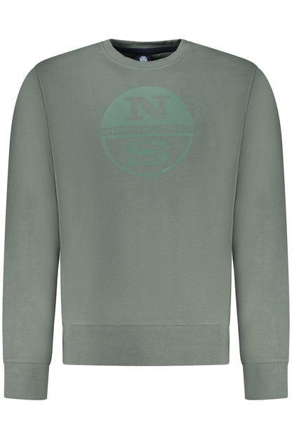 NORTH SAILS MEN'S ZIP-UP SWEATSHIRT, GREEN