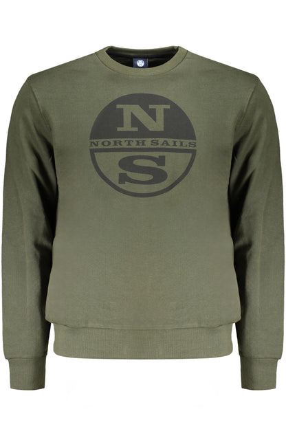 NORTH SAILS MEN'S ZIP-UP SWEATSHIRT GREEN