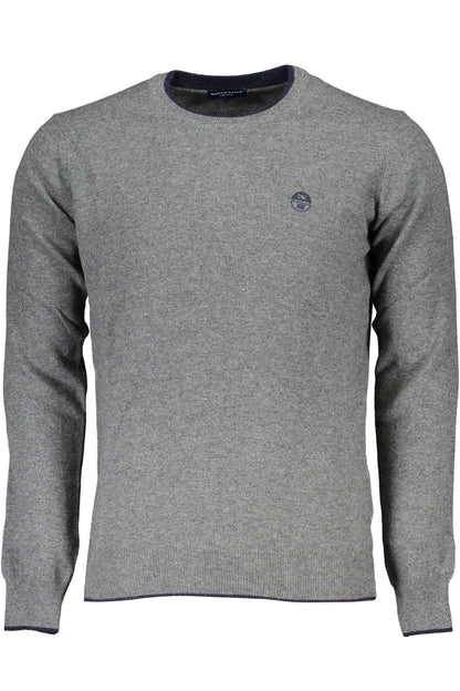 NORTH SAILS GRAY MEN'S SWEATER