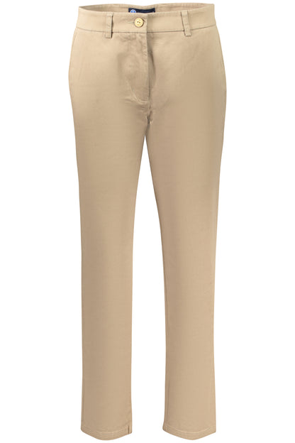 NORTH SAILS BROWN WOMEN'S TROUSERS