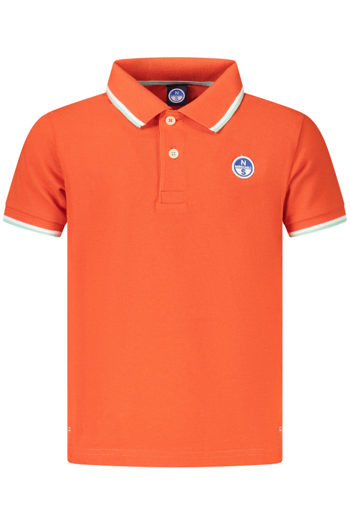 NORTH SAILS KIDS' SHORT-SLEEVE POLO SHIRT, ORANGE