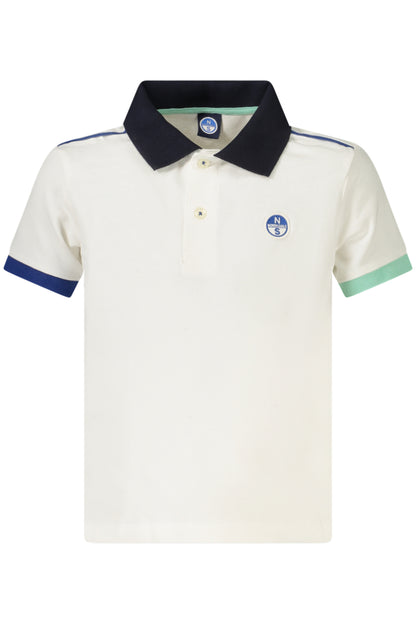 NORTH SAILS CHILDREN'S SHORT-SLEEVED POLO SHIRT, WHITE