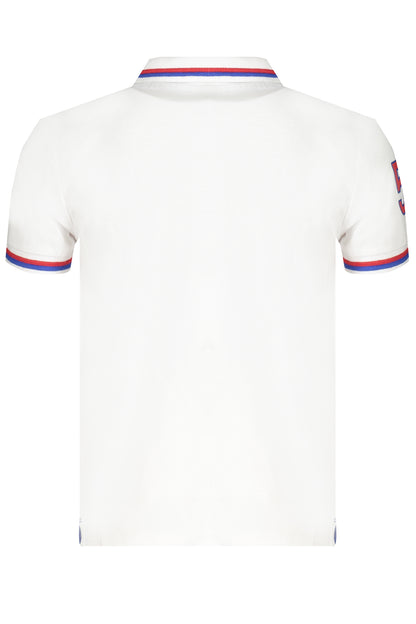 NORTH SAILS WHITE SHORT SLEEVED POLO SHIRT FOR CHILDREN