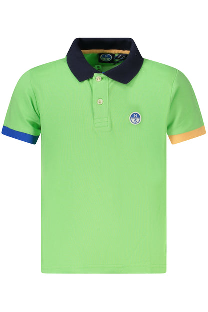 NORTH SAILS CHILDREN'S SHORT SLEEVE POLO GREEN