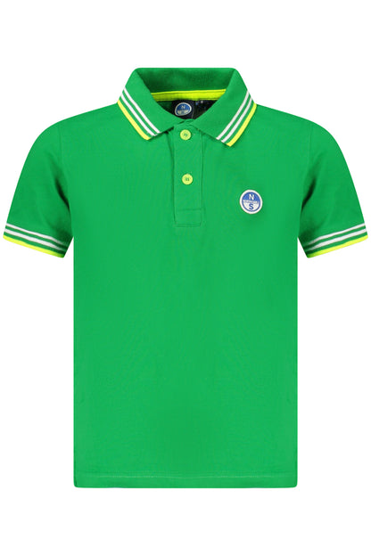 NORTH SAILS CHILDREN'S SHORT SLEEVE POLO GREEN