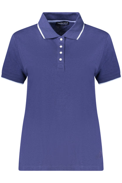 NORTH SAILS WOMEN'S SHORT-SLEEVE POLO SHIRT, BLUE