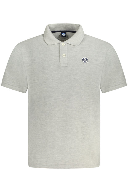 NORTH SAILS MEN'S SHORT SLEEVE POLO GREY
