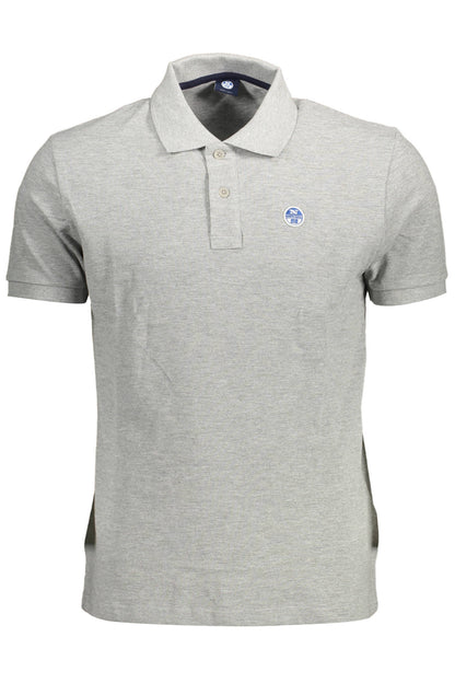 NORTH SAILS MEN'S SHORT SLEEVE POLO GREY