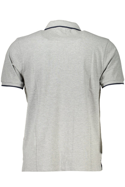 NORTH SAILS MEN'S GRAY SHORT SLEEVED POLO SHIRT