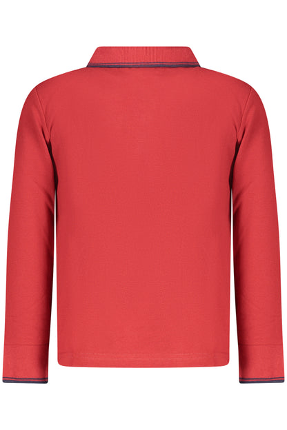 NORTH SAILS KIDS' LONG-SLEEVED POLO SHIRT, RED