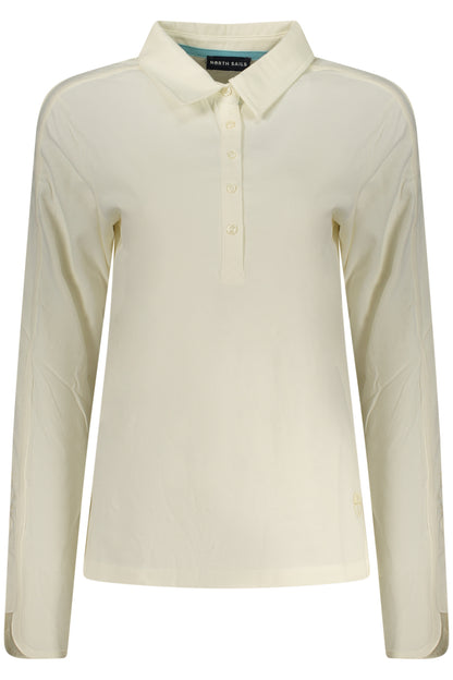 NORTH SAILS WOMEN'S LONG-SLEEVED POLO SHIRT WHITE