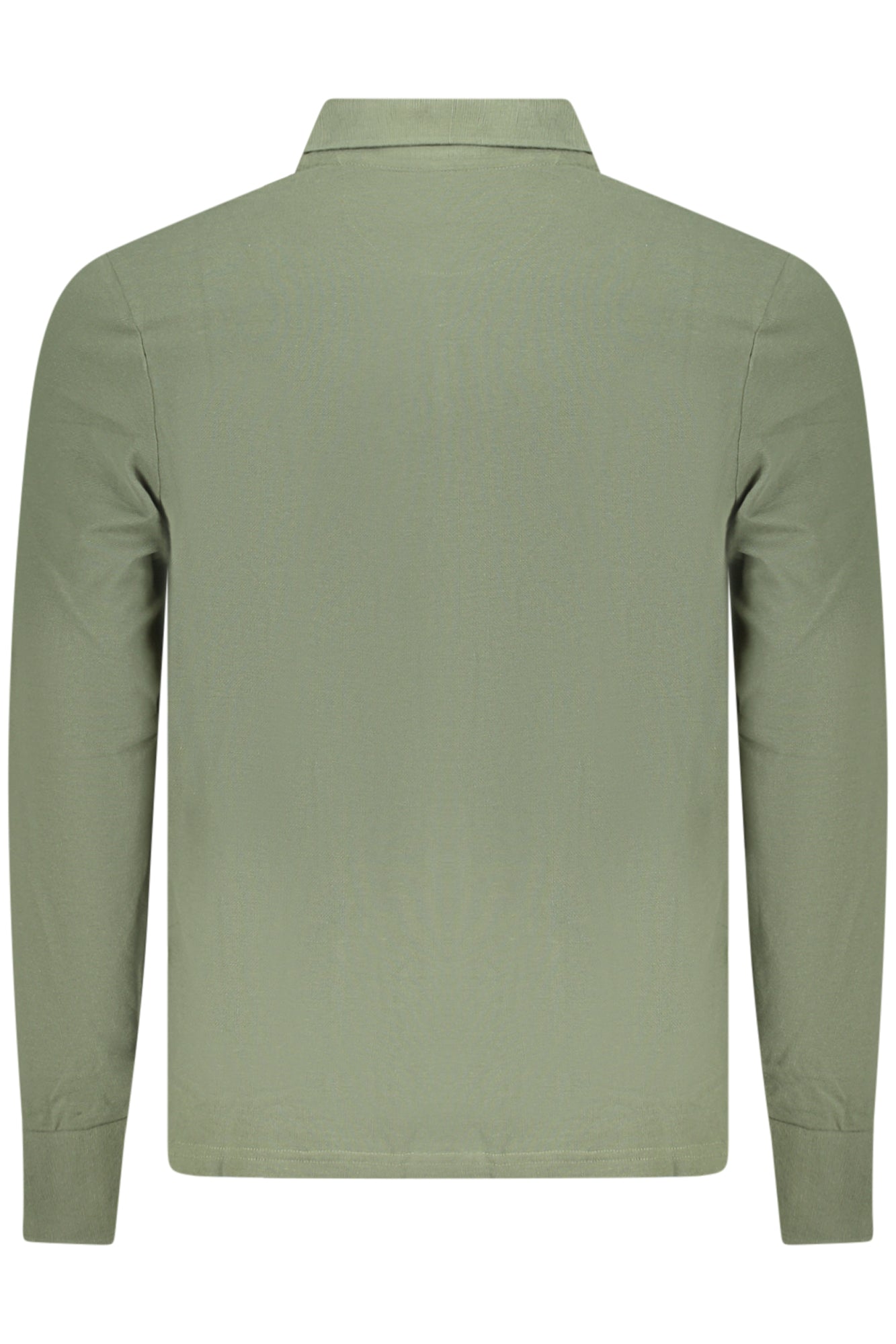 NORTH SAILS MEN'S LONG-SLEEVED POLO SHIRT, GREEN