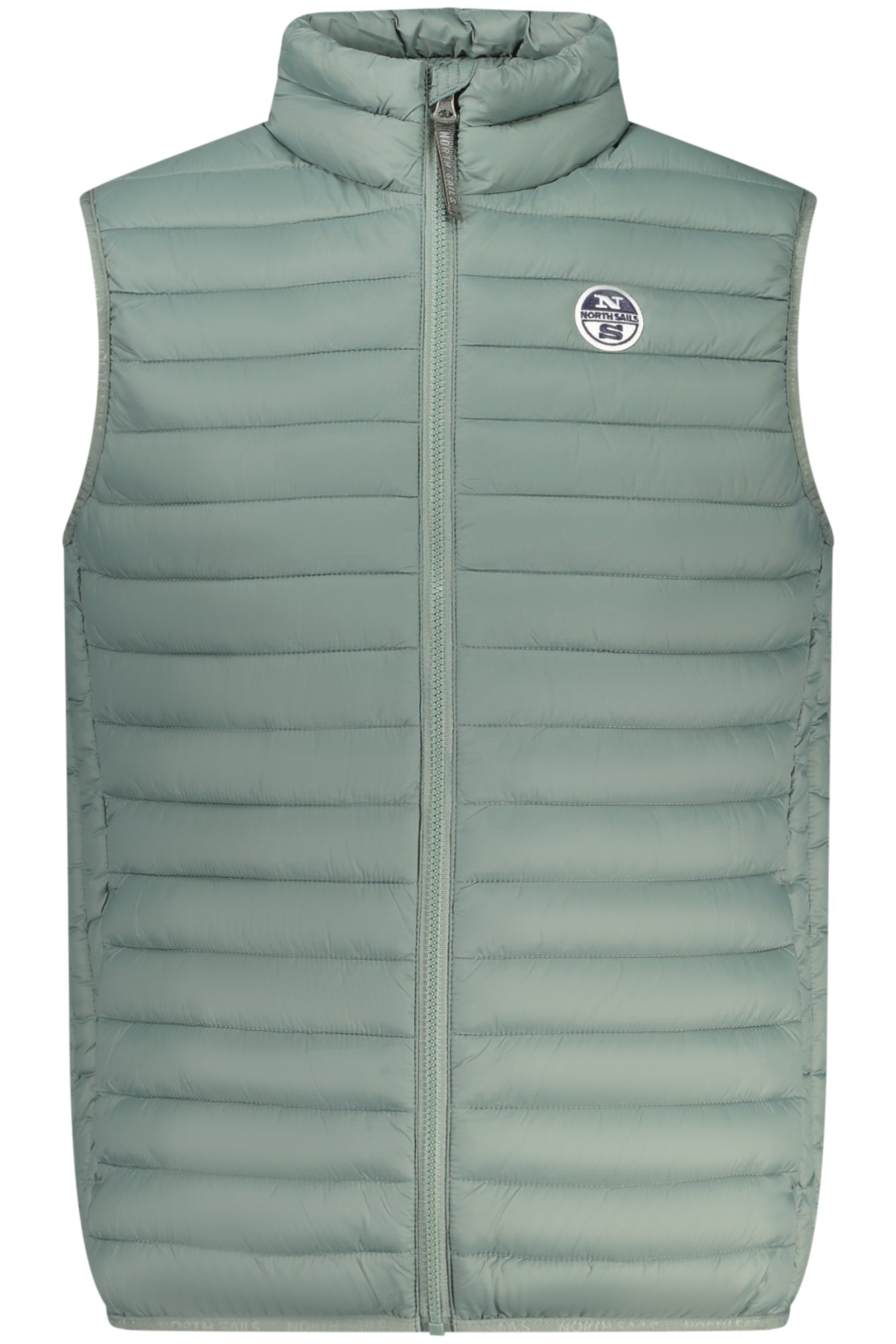 NORTH SAILS MEN'S GREEN SLEEVELESS JACKET