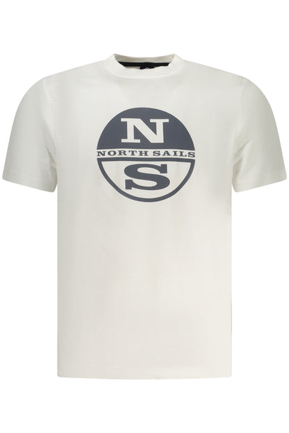 T-shirt blanc à manches courtes pour homme North Sails