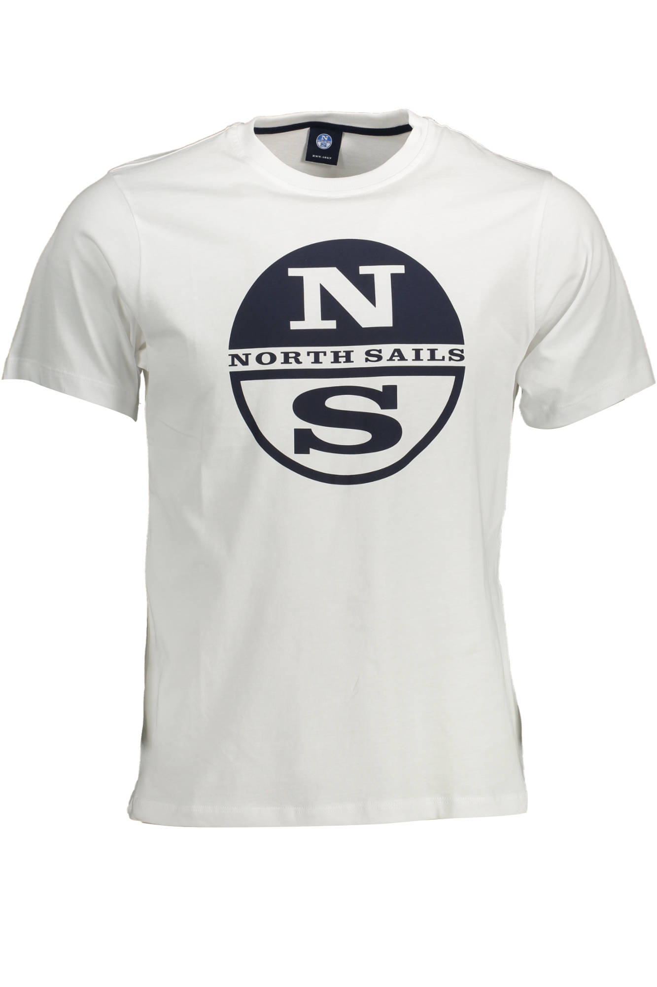 NORTH SAILS WHITE MEN'S SHORT SLEEVE T-SHIRT