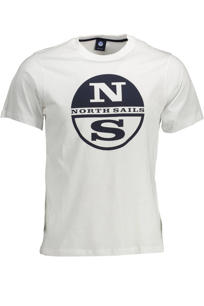 NORTH SAILS WHITE MEN'S SHORT SLEEVE T-SHIRT