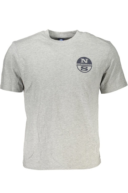 NORTH SAILS MEN'S SHORT SLEEVED T-SHIRT GRAY