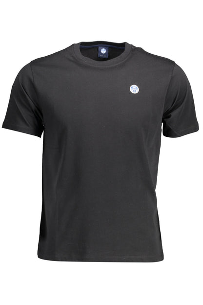 NORTH SAILS BLACK MEN'S SHORT SLEEVE T-SHIRT