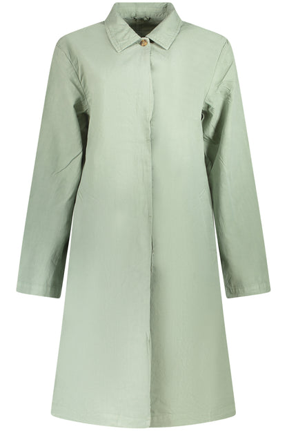 NORTH SAILS GREEN WOMEN'S TRENCH COAT