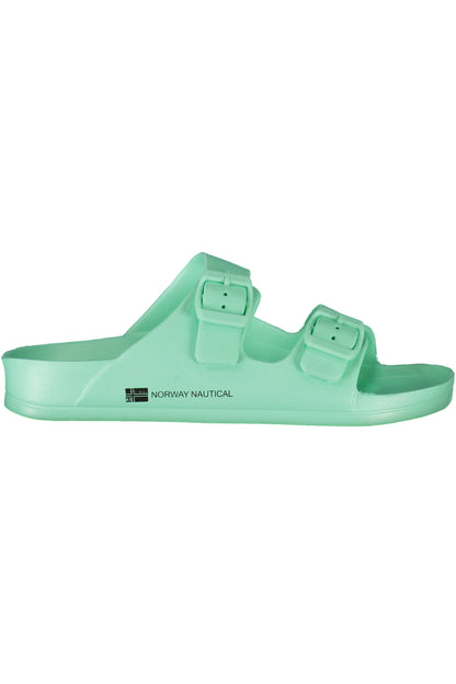 NORWAY 1963 WOMEN'S GREEN SLIPPER FOOTWEAR