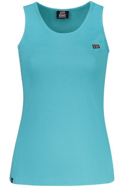 NORWAY 1963 WOMEN'S BLUE TANK TOP