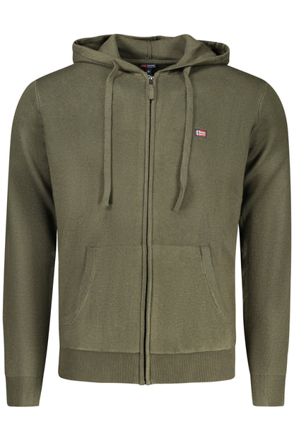 NORWAY 1963 MEN'S GREEN CARDIGAN