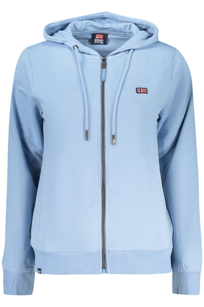 NORWAY 1963 WOMEN'S BLUE ZIP-UP SWEATSHIRT