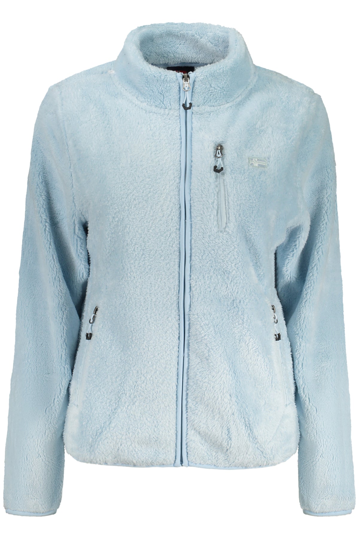 NORVÈGE 1963 SWEAT-SHIRT BLEU À FERMETURE ÉCLAIR POUR FEMME