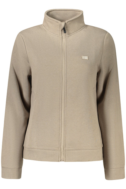 NORWAY 1963 WOMEN'S BEIGE ZIP-UP SWEATSHIRT
