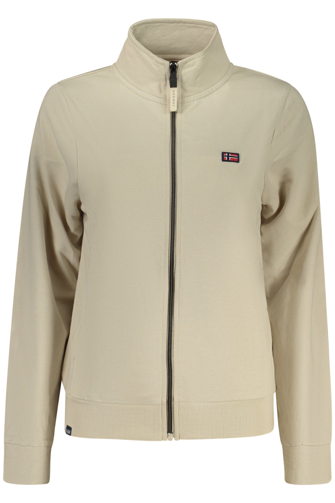 NORWAY 1963 WOMEN'S BEIGE ZIP-UP SWEATSHIRT