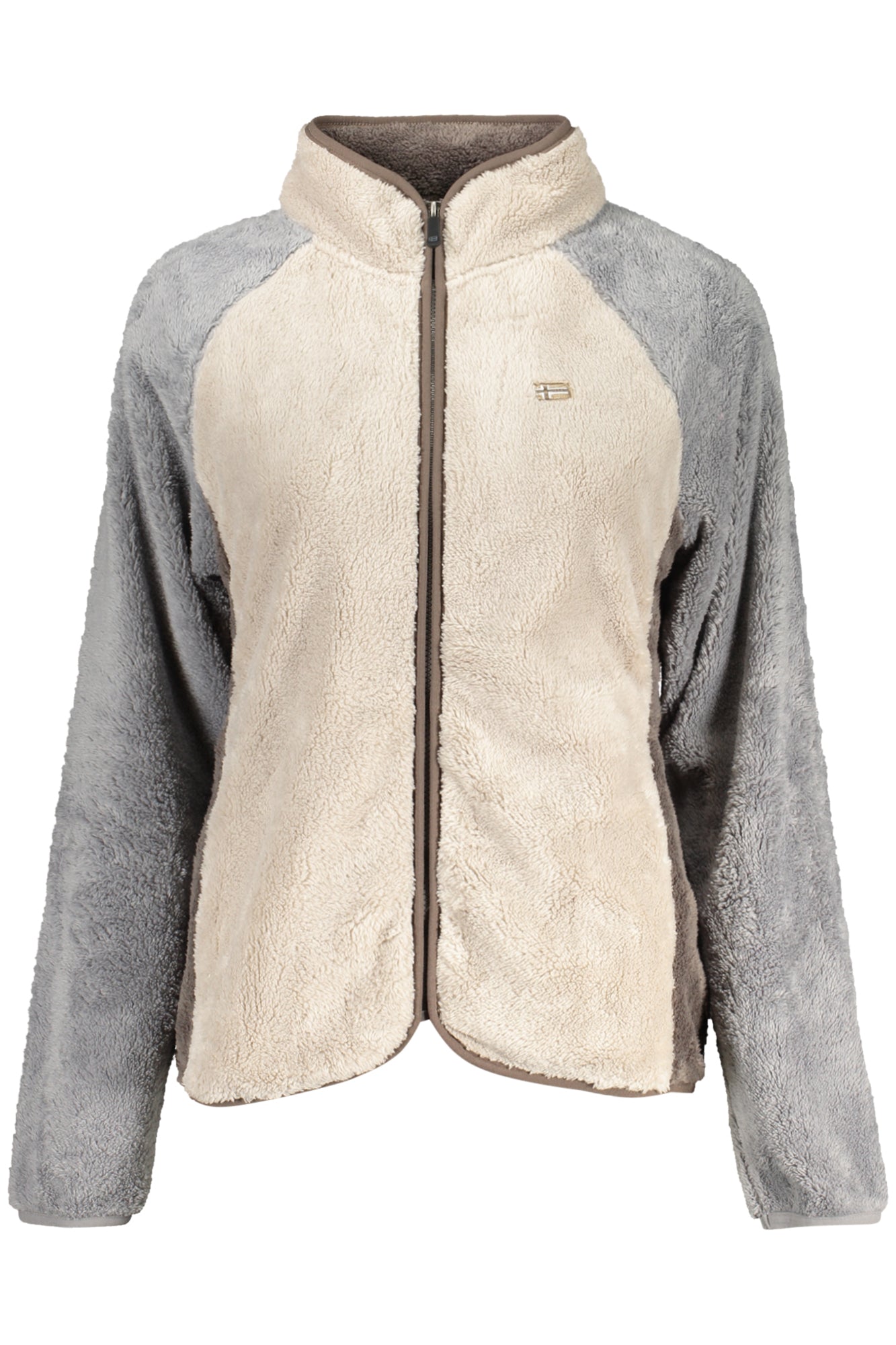 NORWAY 1963 WOMEN'S BEIGE ZIP-UP SWEATSHIRT