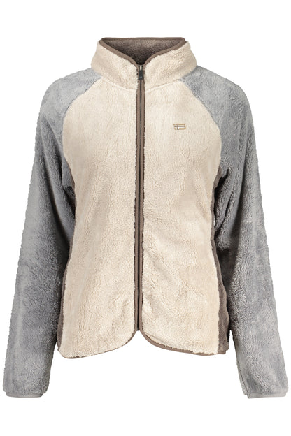 NORWAY 1963 WOMEN'S BEIGE ZIP-UP SWEATSHIRT