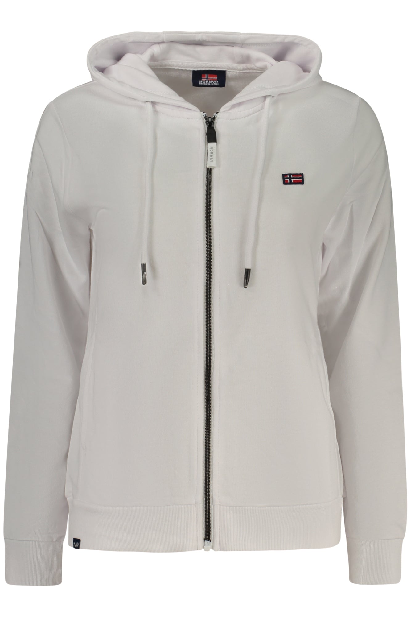 NORWAY 1963 WOMEN'S WHITE ZIP-UP SWEATSHIRT