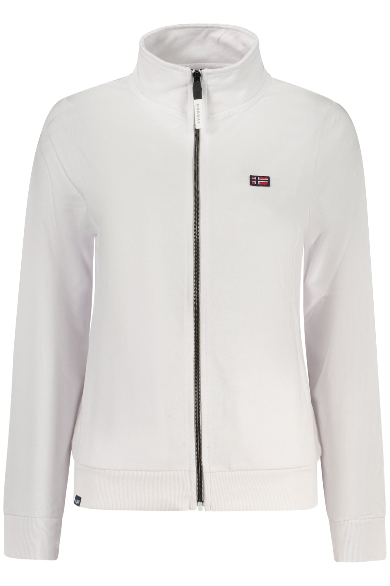 NORWAY 1963 WOMEN'S WHITE ZIP-UP SWEATSHIRT