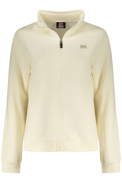 NORWAY 1963 WOMEN'S WHITE ZIP-UP SWEATSHIRT