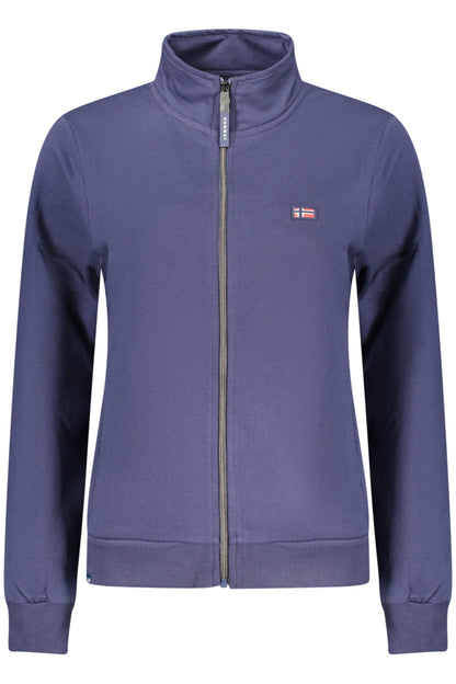 NORWAY 1963 WOMEN'S BLUE ZIP-UP SWEATSHIRT