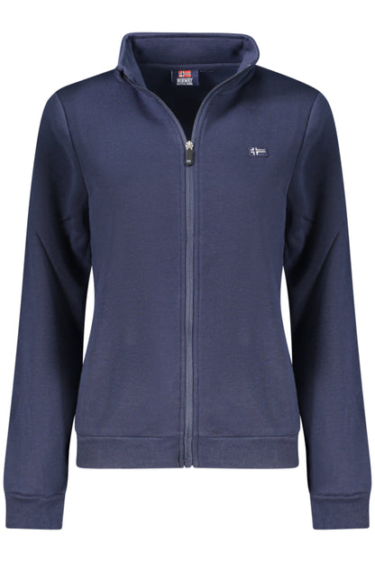 NORWAY 1963 WOMEN'S BLUE ZIP-UP SWEATSHIRT