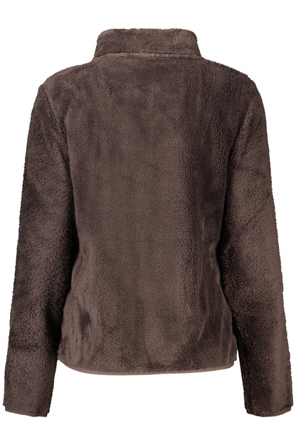 SWEAT-SHIRT MARRON À FERMETURE ÉCLAIR POUR FEMME NORVÈGE 1963