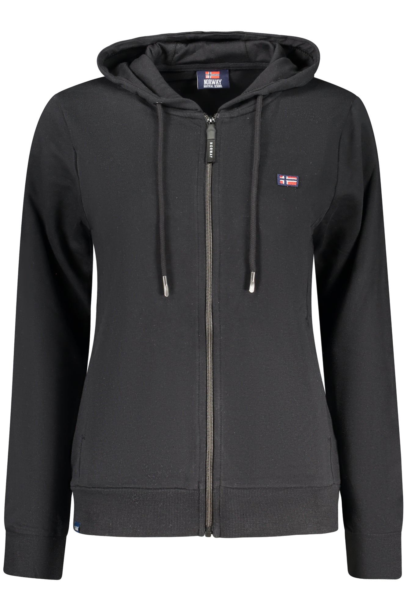 NORWAY 1963 WOMEN'S BLACK ZIP-UP SWEATSHIRT