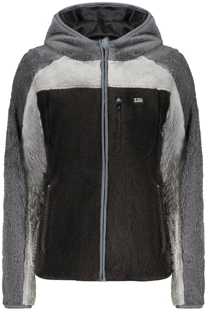 NORWAY 1963 WOMEN'S BLACK ZIP-UP SWEATSHIRT