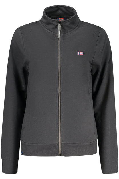 NORWAY 1963 WOMEN'S BLACK ZIP-UP SWEATSHIRT