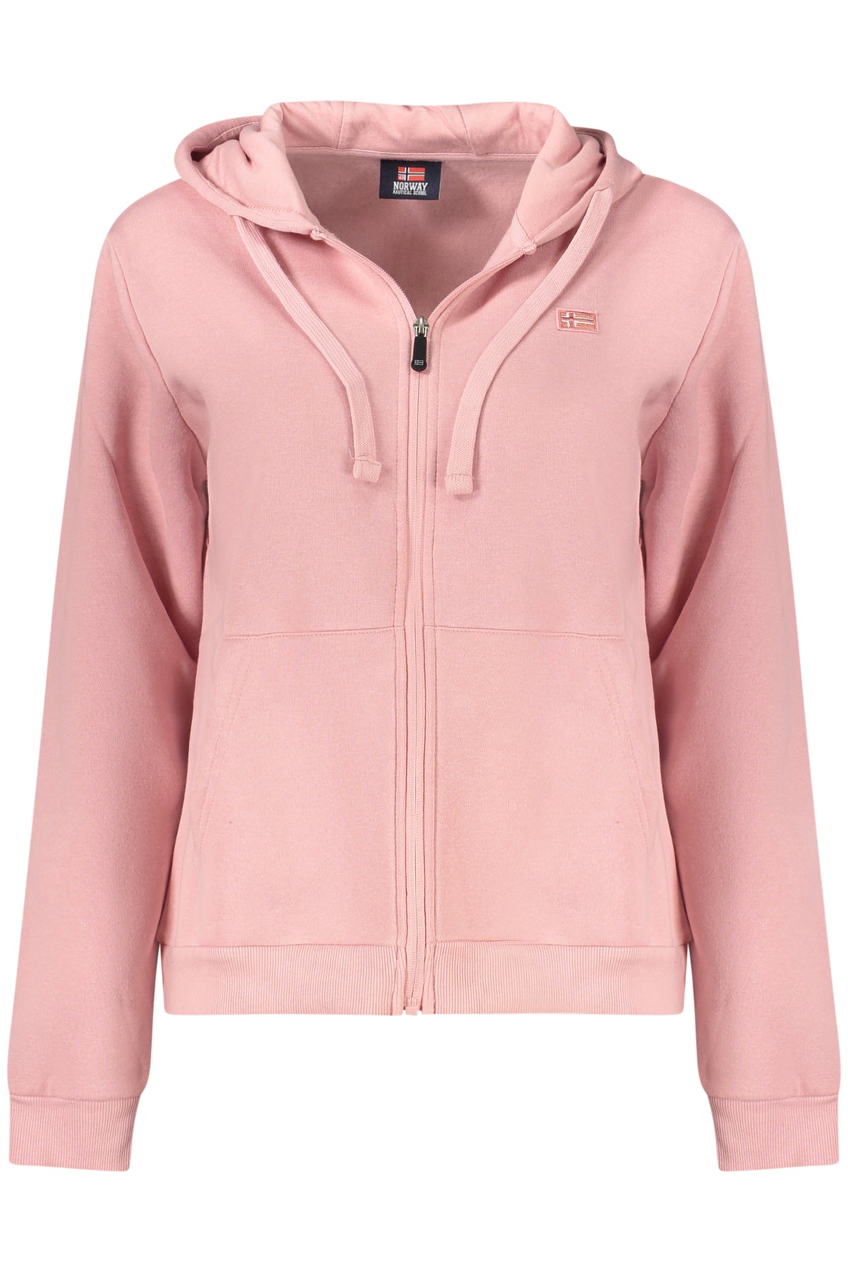 SWEAT-SHIRT FEMME ROSE À FERMETURE ÉCLAIR NORVÈGE 1963
