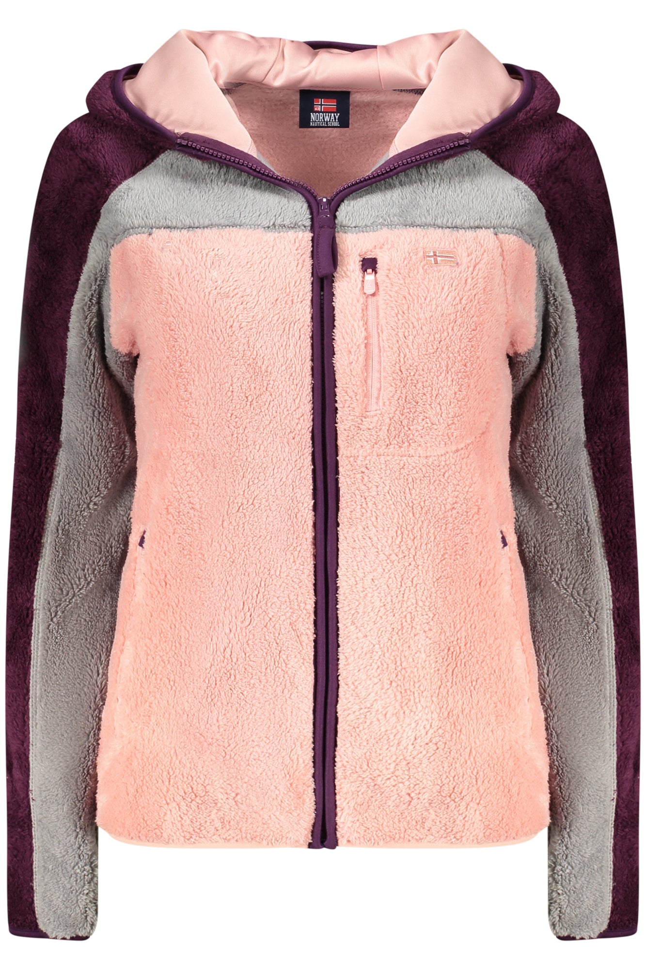 NORWAY 1963 WOMEN'S PINK ZIP-UP SWEATSHIRT