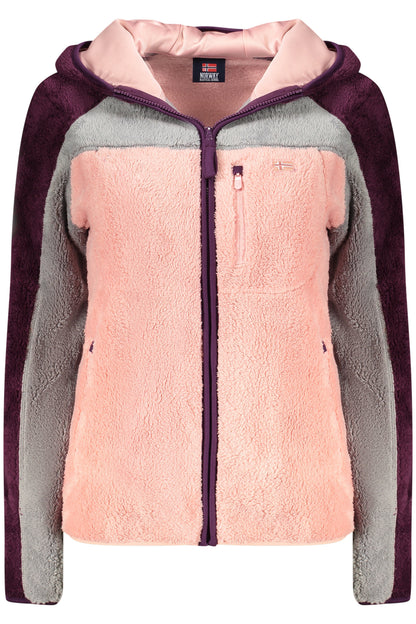 NORWAY 1963 WOMEN'S PINK ZIP-UP SWEATSHIRT