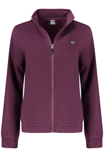 NORWAY 1963 WOMEN'S PURPLE ZIP-UP SWEATSHIRT