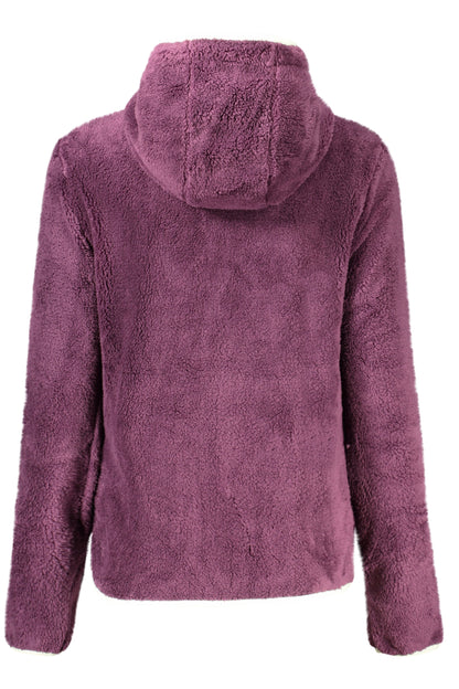 NORVÈGE 1963 SWEAT-SHIRT VIOLETTE À FERMETURE ÉCLAIR POUR FEMME