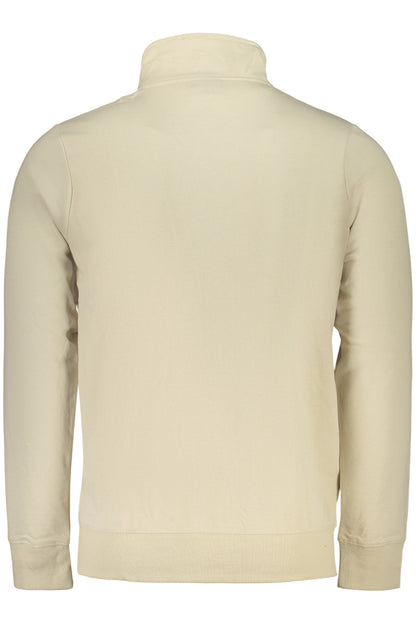 NORWAY 1963 MEN'S BEIGE ZIP-UP SWEATSHIRT