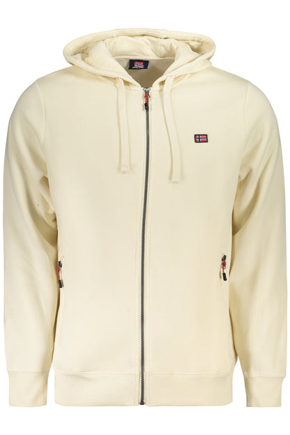 NORWAY 1963 MEN'S WHITE ZIP-UP SWEATSHIRT
